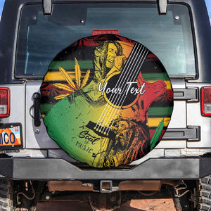 Personalised Afro Reggae Spare Tire Cover Soul of Music Sketch Style