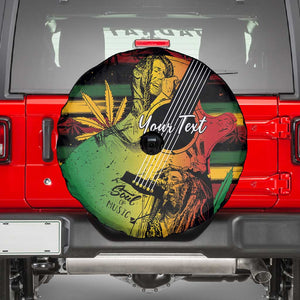 Personalised Afro Reggae Spare Tire Cover Soul of Music Sketch Style