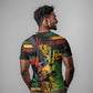 Personalised Afro Reggae T shirt Soul of Music Sketch Style