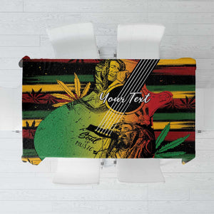 Personalised Afro Reggae Tablecloth Soul of Music Sketch Style