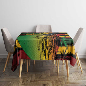 Personalised Afro Reggae Tablecloth Soul of Music Sketch Style