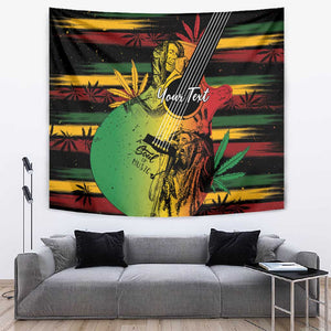 Personalised Afro Reggae Tapestry Soul of Music Sketch Style