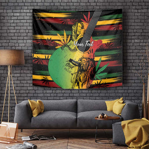 Personalised Afro Reggae Tapestry Soul of Music Sketch Style