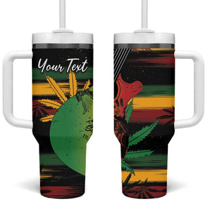 Personalised Afro Reggae Tumbler With Handle Soul of Music Sketch Style