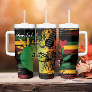 Personalised Afro Reggae Tumbler With Handle Soul of Music Sketch Style