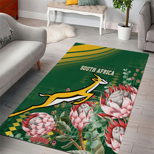 South Africa Rugby Bokke Champions Area Rug