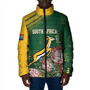 South Africa Rugby Personalized Bokke Champions Padded Jacket