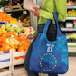 Cape Verde Tubaroes Azuis Custom Grocery Bag Break The Waves - African Pride