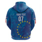 Cape Verde Tubaroes Azuis Custom Hoodie Break The Waves - African Pride