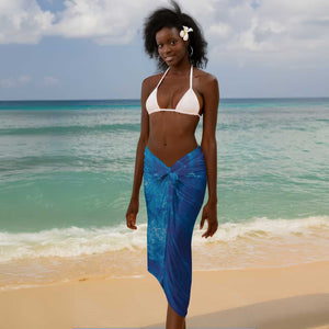 Cape Verde Tubaroes Azuis Custom Sarong Break The Waves - African Pride