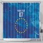 Cape Verde Tubaroes Azuis Custom Shower Curtain Break The Waves - African Pride