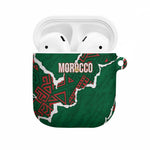 Morocco Football AirPods Case Grunge Motifs