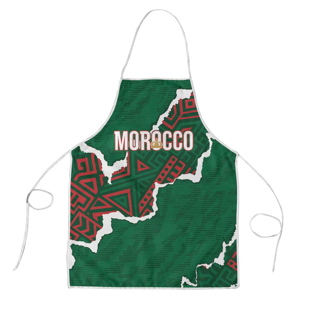 Morocco Football Apron Grunge Motifs