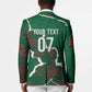 Morocco Football Custom Blazer Grunge Motifs