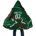 Morocco Football Custom Cloak Grunge Motifs