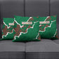 Morocco Football Pillow Cover Grunge Motifs