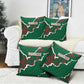 Morocco Football Pillow Cover Grunge Motifs