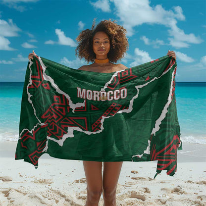 Morocco Football Sarong Grunge Motifs