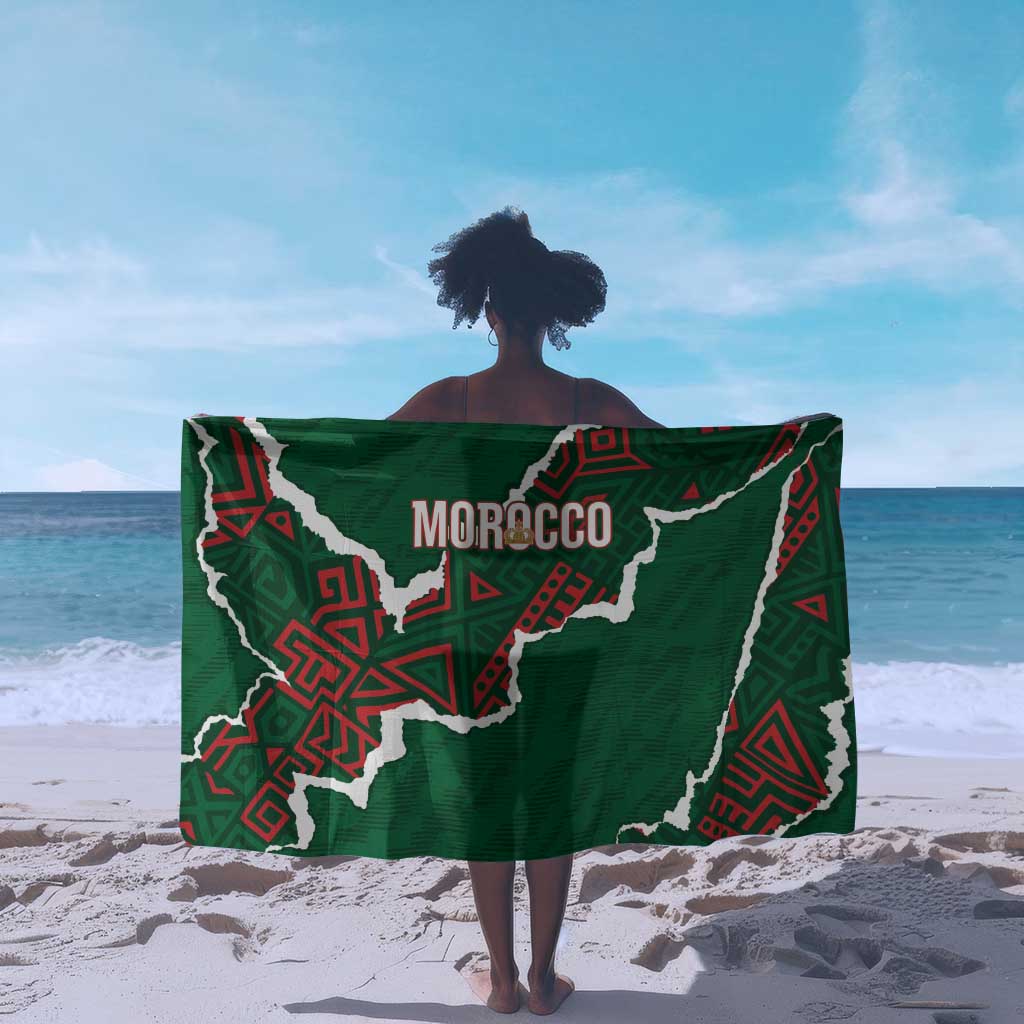 Morocco Football Sarong Grunge Motifs
