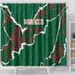 Morocco Football Shower Curtain Grunge Motifs