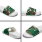 Morocco Football Slide Sandals Grunge Motifs