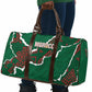 Morocco Football Travel Bag Grunge Motifs
