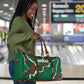 Morocco Football Travel Bag Grunge Motifs