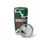 Morocco Football Custom Tumbler Cup Grunge Motifs