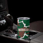 Morocco Football Custom Tumbler Cup Grunge Motifs