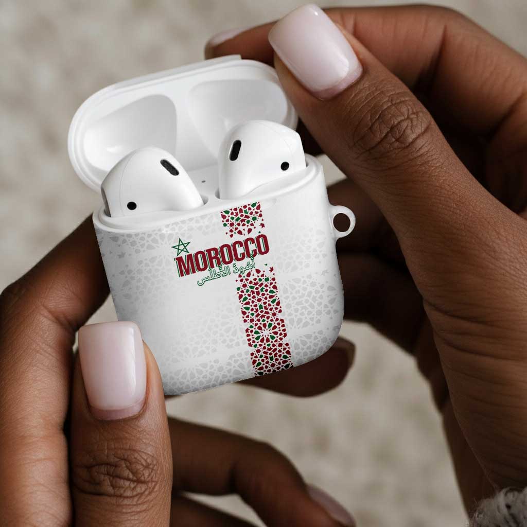 Morocco Atlas Lions AirPods Case Arabesque Inspired Pattern