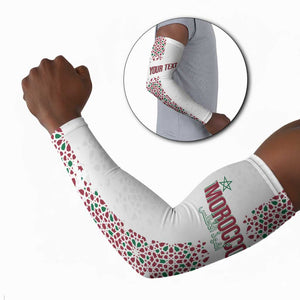 Morocco Atlas Lions Personalized Arm Sleeves Arabesque Inspired Pattern