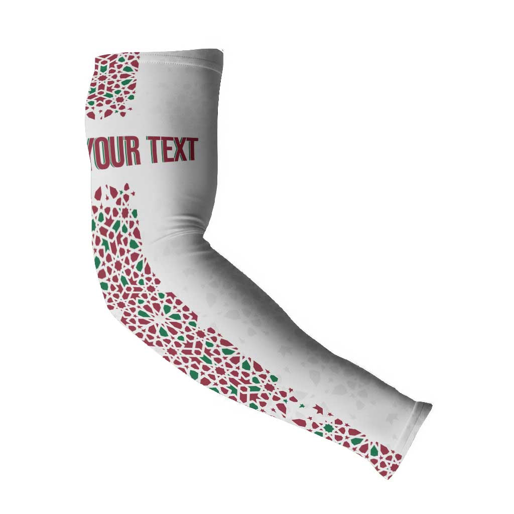 Morocco Atlas Lions Personalized Arm Sleeves Arabesque Inspired Pattern