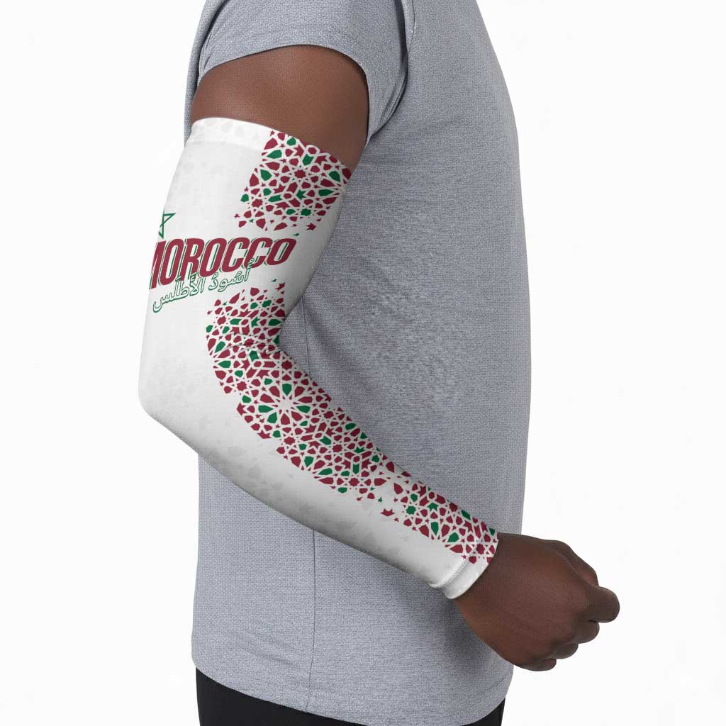 Morocco Atlas Lions Personalized Arm Sleeves Arabesque Inspired Pattern