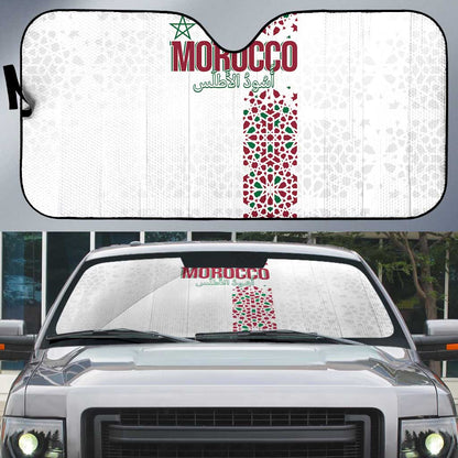 Morocco Atlas Lions Auto Sun Shade Arabesque Inspired Pattern
