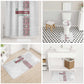 Morocco Atlas Lions Bathroom Set Arabesque Inspired Pattern