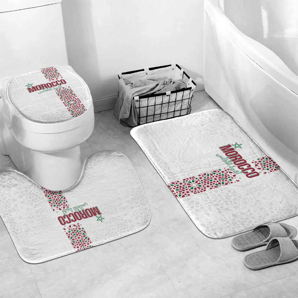 Morocco Atlas Lions Bathroom Set Arabesque Inspired Pattern