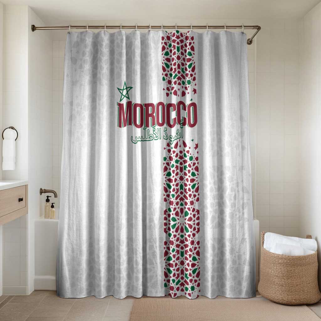 Morocco Atlas Lions Bathroom Set Arabesque Inspired Pattern