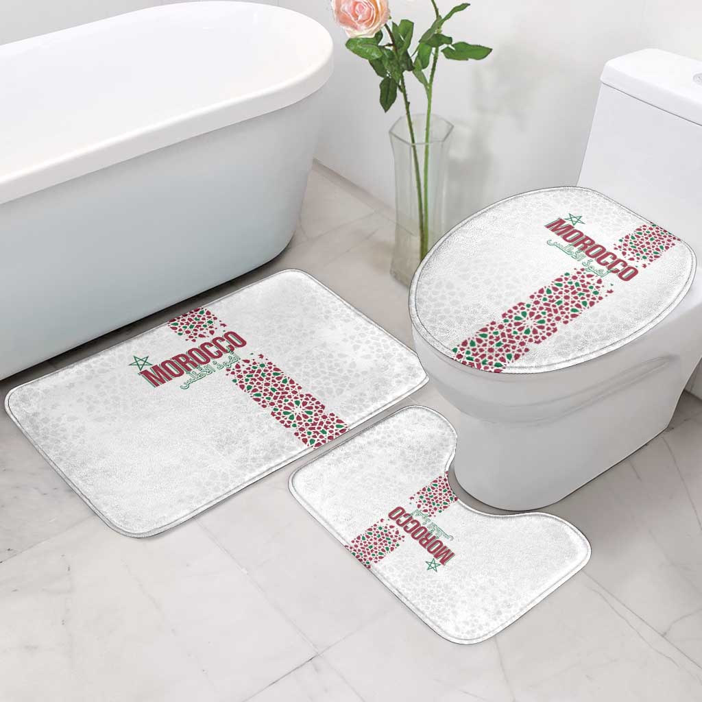 Morocco Atlas Lions Bathroom Set Arabesque Inspired Pattern