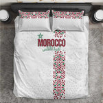 Morocco Atlas Lions Bedding Set Arabesque Inspired Pattern