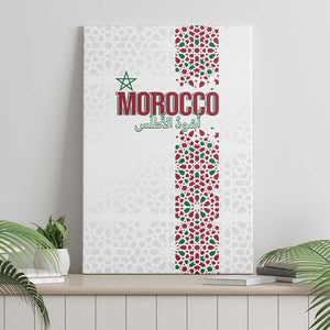 Morocco Atlas Lions Canvas Wall Art Arabesque Inspired Pattern