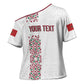 Morocco Atlas Lions Personalized Cross Shoulder Shirt Arabesque Inspired Pattern