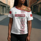 Morocco Atlas Lions Personalized Cross Shoulder Shirt Arabesque Inspired Pattern
