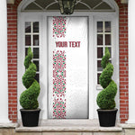 Morocco Atlas Lions Personalized Door Cover Arabesque Inspired Pattern