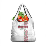 Morocco Atlas Lions Grocery Bag Arabesque Inspired Pattern