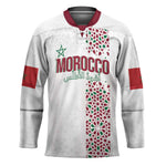 Morocco Atlas Lions Personalized Hockey Jersey Arabesque Inspired Pattern