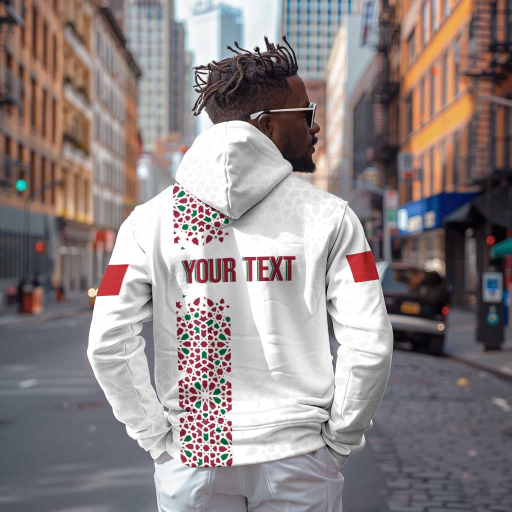 Morocco Atlas Lions Personalized Hoodie Arabesque Inspired Pattern