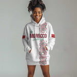 Morocco Atlas Lions Personalized Hoodie Dress Arabesque Inspired Pattern