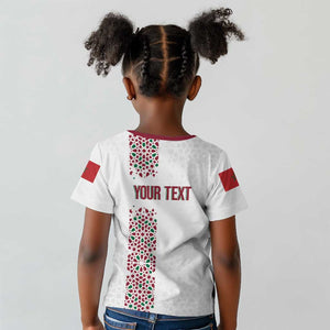 Morocco Atlas Lions Personalized Kid T shirt Arabesque Inspired Pattern