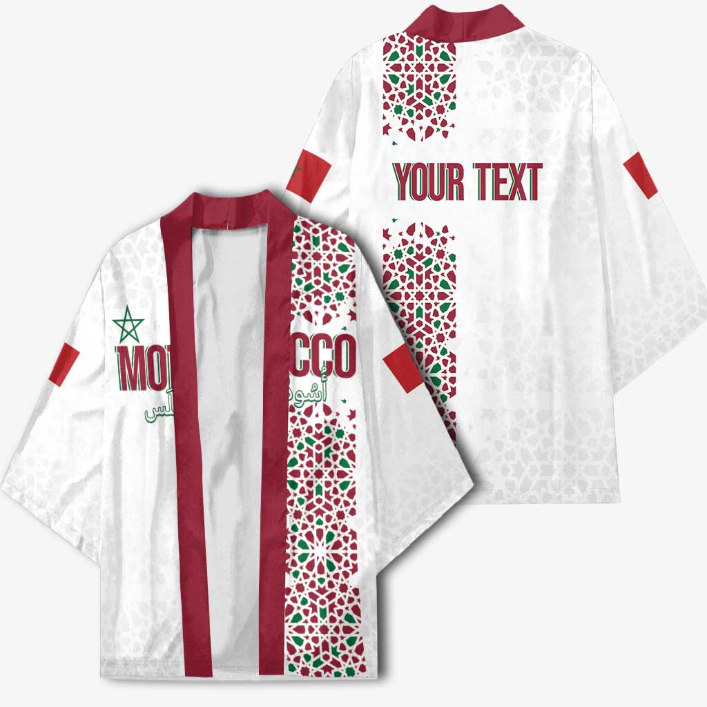 Morocco Atlas Lions Personalized Kimono Arabesque Inspired Pattern