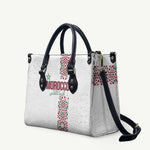 Morocco Atlas Lions Leather Bag Arabesque Inspired Pattern
